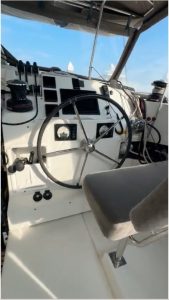 helm, Lagoon 421, catamaran for sale