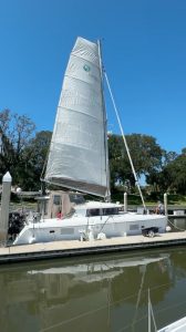 underway, Lagoon 421, catamaran for sale