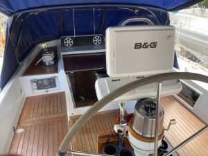 helm, Tayana 55, sailboat for sale