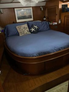bed, Tayana 55, sailboat for sale