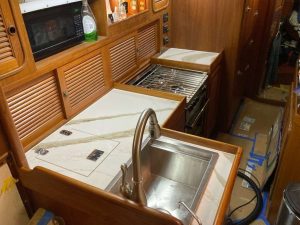 interior, Tayana 55, sailboat for sale