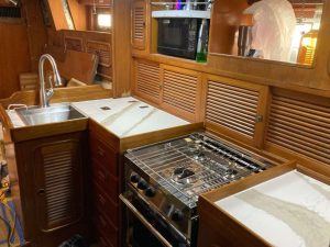 interior, Tayana 55, sailboat for sale