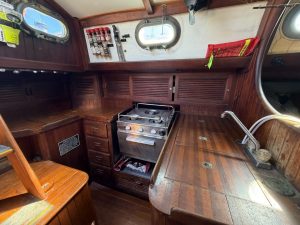 interior, Baba, sailboat for sale
