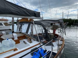 cockpit, Baba, sailboat for sale