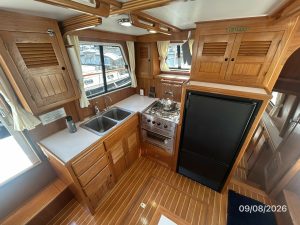 interior, Monk 36, trawler for sale