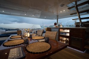 cockpit, Lagoon 620, catamaran for sale
