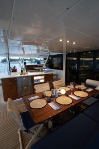 cockpit, Lagoon 620, catamaran for sale