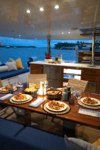 cockpit, Lagoon 620, catamaran for sale