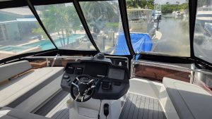 helm, Aquila 44, power catamaran for sale