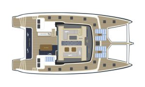 diagram, Lagoon 620, catamaran for sale
