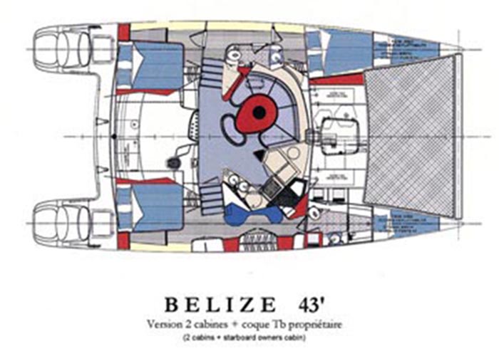 FP 43 Belize, catamaran for sale