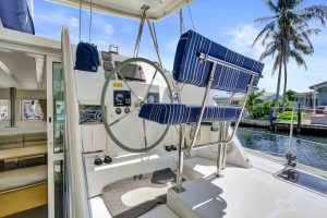 helm, Lagoon 420, catamaran for sale