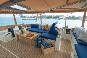 cockpit, Lagoon 620, catamaran for sale