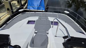 deck, Aquila 44, power catamaran for sale