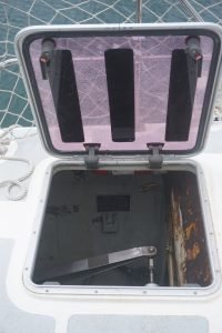 deck, Voyage 430 Norseman, catamaran for sale