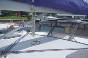 deck, Voyage 430 Norseman, catamaran for sale