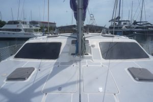 deck, Voyage 430 Norseman, catamaran for sale