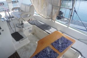 cockpit, Voyage 430 Norseman, catamaran for sale