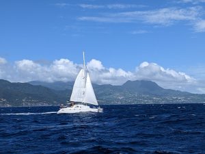 underway, FP 43 Belize, catamaran for sale
