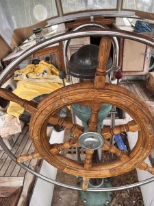 helm, Tayana 37, sailboat for sale