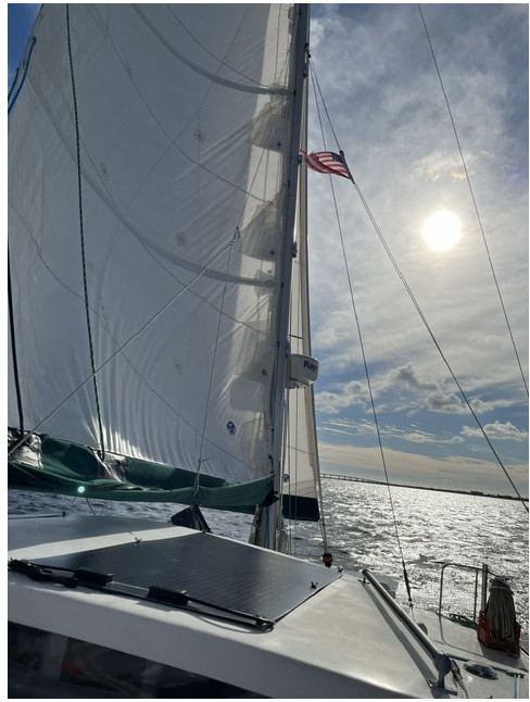 underway, Summer Twins 28, catamaran for sale