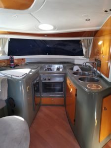 navigation station, FP 43 Belize, catamaran for sale