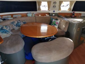 salon, FP 43 Belize, catamaran for sale