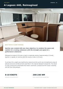 Lagoon 440, catamaran for sale