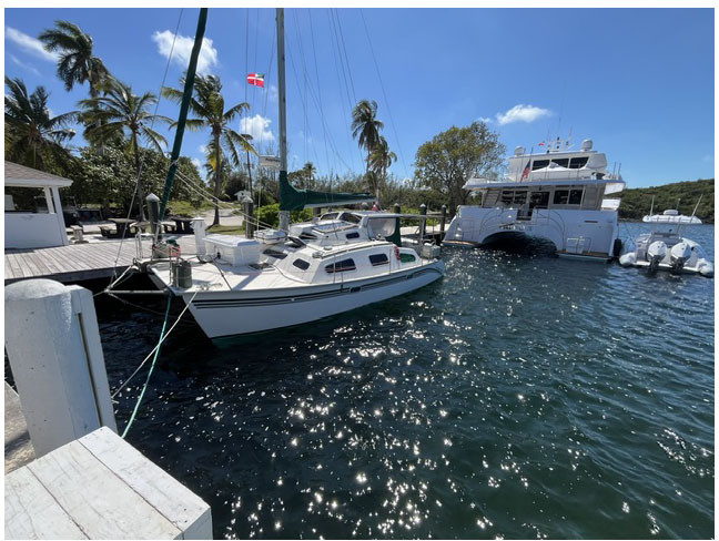 exterior, Summer Twins 28, catamaran for sale