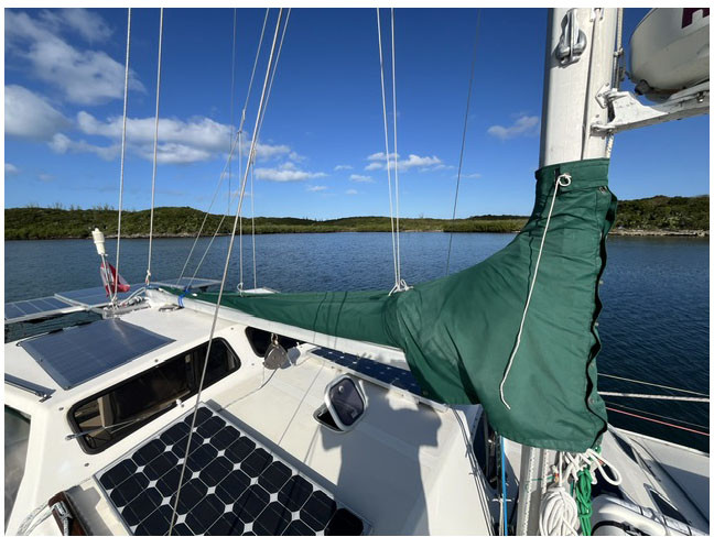 deck, Summer Twins 28, catamaran for sale