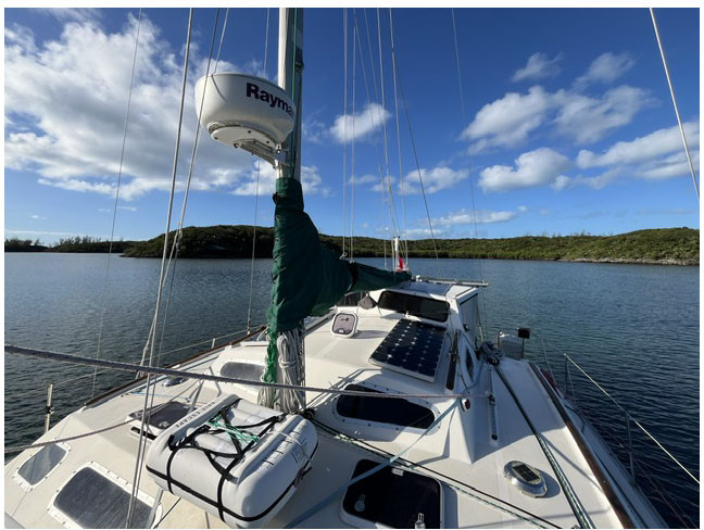 deck, Summer Twins 28, catamaran for sale