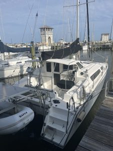 exterior, Gemini 105, catamaran for sale