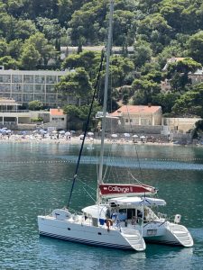 exterior, Lagoon 380, catamaran for sale