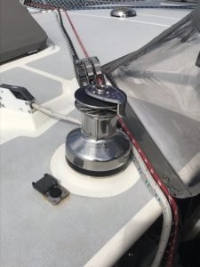 deck, Voyage 430 Norseman, catamaran for sale