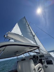 underway, PDQ 42 Antares, catamaran for sale