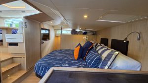 bed, Aquila 44, power catamaran for sale