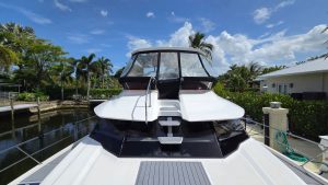 deck, Aquila 44, power catamaran for sale