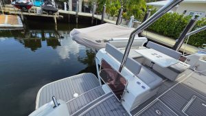 cockpit, Aquila 44, power catamaran for sale