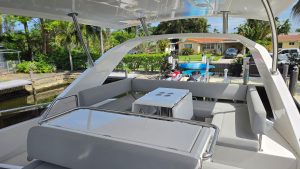 cockpit, Aquila 44, power catamaran for sale