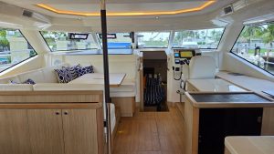 navigation station, Aquila 44, power catamaran for sale