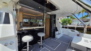 cockpit, Aquila 44, power catamaran for sale