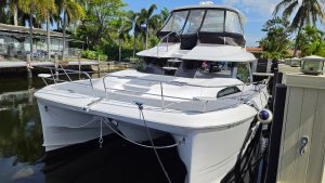 deck, Aquila 44, power catamaran for sale